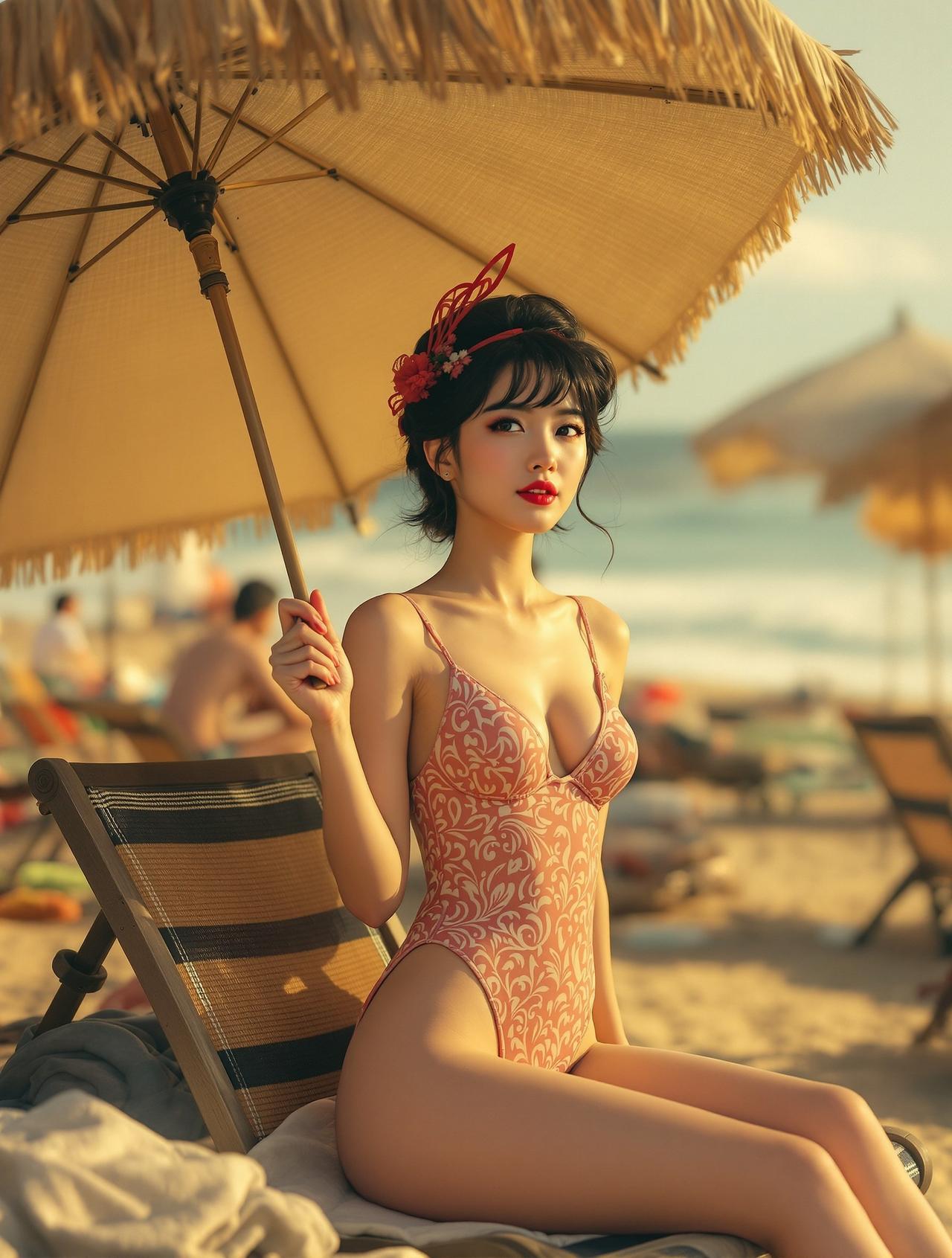 福利电影 - 复古泳装港风大片 写真作品1