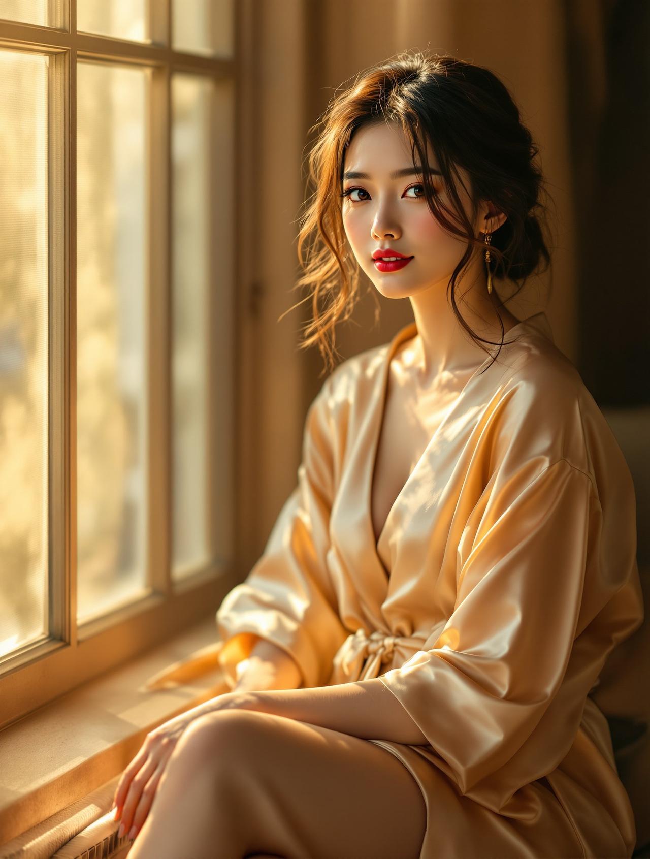 福利电影 - 晨光中的优雅身姿 写真作品1